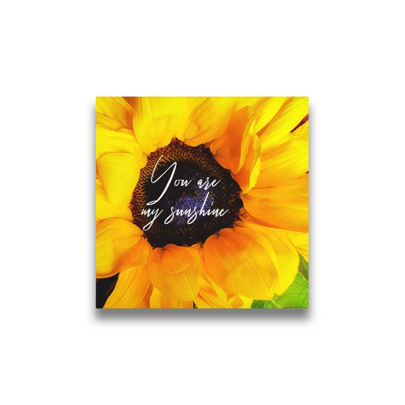 You Are My Sunshine par Hal Halli. Impression sur papier - Montée et encadrée avec de l'acrylique transparent