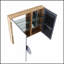 Armoire de toilette murale 33,56 po avec tablettes réglables et contreplaqué, parfaite pour les solutions de rangement modernes