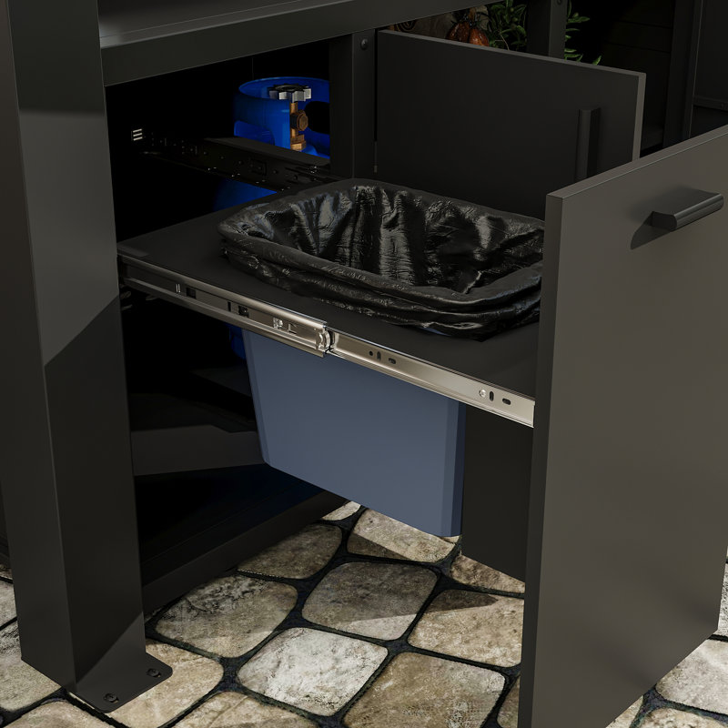 Fusion Flame Galvanized Steel Covered Outdoor Kitchen