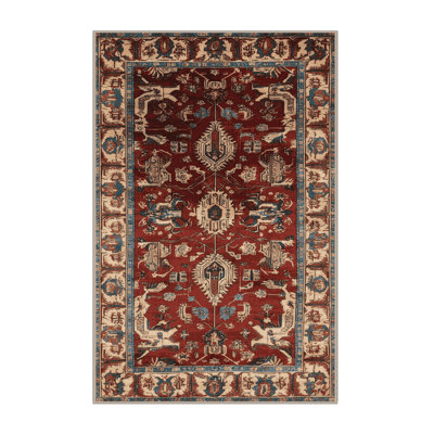 Machine Washable Persian Brown Area Rug
