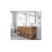 Tessa 30 In. Mango Wood Carrara White Marble Countertop Bath Vanity with Chrome Faucet