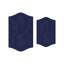 Morissette 100% Cotton Bath Rug, Non-slip, Absorbent, Machine Washable, Quick Dry 2 PCs set (21x34 / 24x40)-111573824