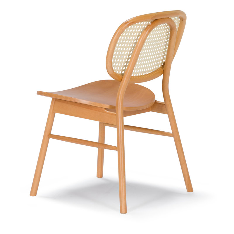 17'' H Beech Side Chair, Natural
