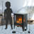 Freestanding Electric Fireplace Stove heater with 3D Flame effect