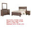 Bello 4 Piece Bedroom Set Transitional Washed-114566366
