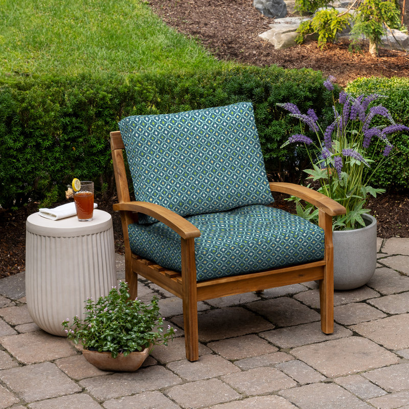 ARDEN Outdoor Lounge Chair 6" Cushion, Alana Tile