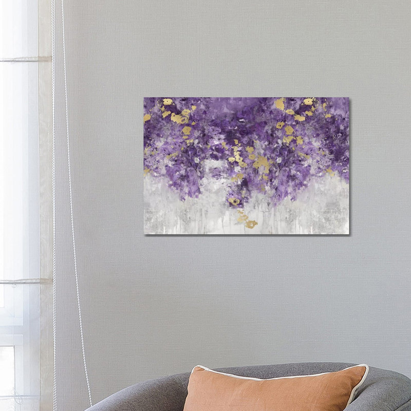 Charmed Purple by Nikki Robbins - Painting on Canvas, Wrapped Canvas, 66.04 cm H x 45.72 cm W x 1.91 cm D