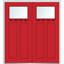 Portes d'entrée pré-installées en fibre de verre 2 panneaux 1 panneau Craftsman-37180592-37180595-37180597