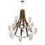 Barrel Stave 12 - Light Chandelier