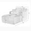 Canapé inclinable 65,4 po Corduroy-589739401