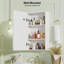 Ayyash 40x66cm Wall-Mounted LED Mirror Cabinet with 3-Tier Storage