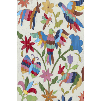 Otomi Embroidery II by Chariklia Zarris - Wrapped Canvas Art Prints