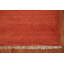 Tapis rayé orange Gabbeh pour vestibule 3 x 5