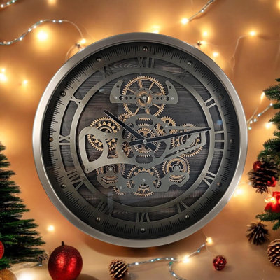 Alisma Metal Wall Clock