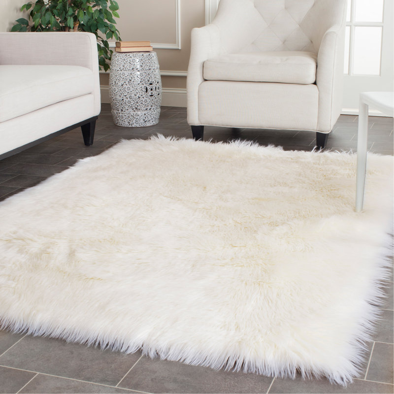 Tapis ivoire touffeté à la main Martinette, Rectangle 4 pi x 6 pi