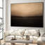 «Minimalist Dark Horizon Landscape», art mural très grand avec impression sur tissu encadré (assemblage requis)-1120638177