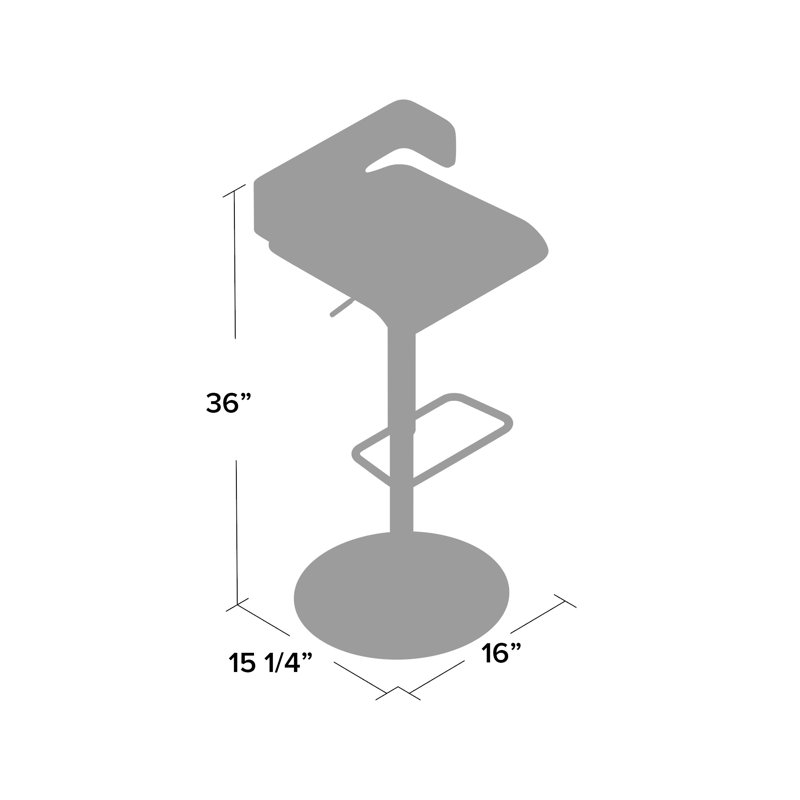 Tabouret tournant à hauteur réglable Dixit