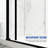 Sliding Shower Door 56"-60"W X 70"H, 8Mm Tempered Glass, Matte Black, Double Side Clean, Rust- Bathroom Accessory 56"-60" Adjustable Width Door, 70"H Glass Enclosure, Entrance-122074040