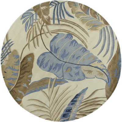 Vredenburgh Ocean Handmade Tufted Wool Area Rug