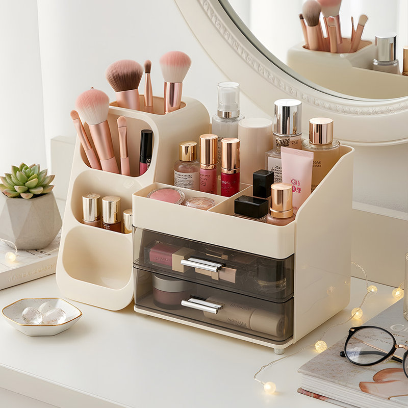 Plastic Makeup Organiser