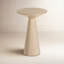 Solid Wood Pedestal End Table-2121780803-2121780797