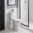 Cadet PRO Two-Piece 1.28 gpf Tall Height Elongated Right-Hand Trip Lever Toilet Less Seat-105259039-105259041