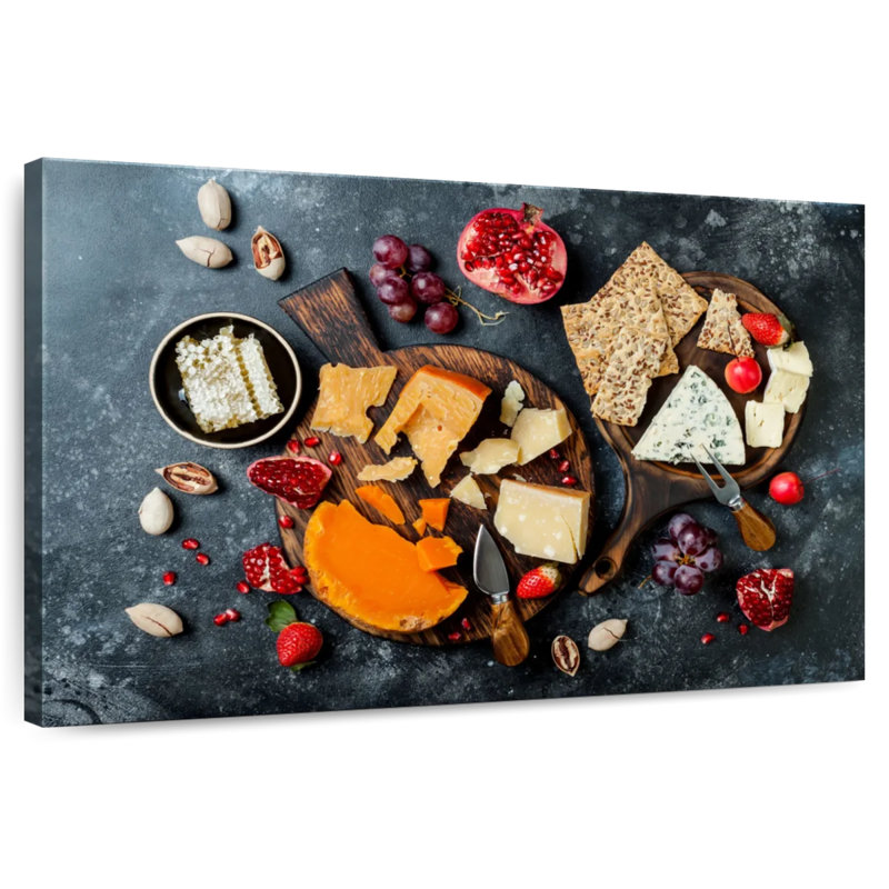 Yarlin - portions de fromage et de fruits, H 26 po x l 39 po