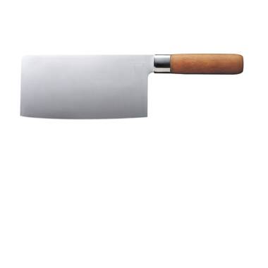 Zhen ZHEN A3O VG-10 Series 3 Layer Forged 8 in. Oak Handle Heavy Duty  Cleaver Bone Chopper Chef Butcher Knife A3O