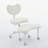 Meditation Chair Plus, Cross Legged Chair With Wheels, ADHD Chair, Criss Cross Desk Chair With Lumbar Support And Adjustable Stool-2021096995