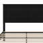 Lit plateforme en bois durable avec rangement pratique sous le lit-1891736172