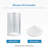 OVE Decors Breeze 35 in. Round Shower Kit w/ Frosted, Base-245038810