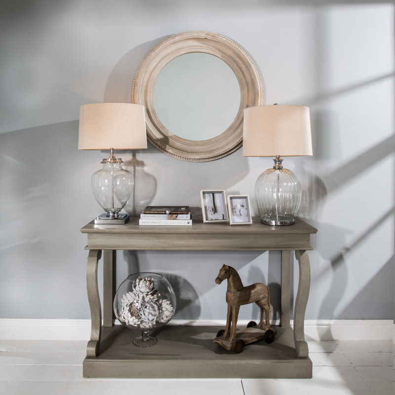 Kassandra Wood Flat Wall Mirror
