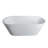 63" Freestanding Solid Surface Soaking Bathtub