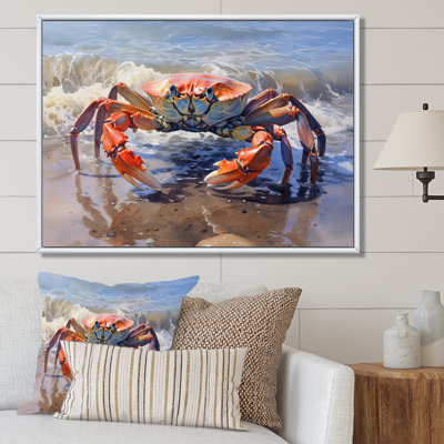 Crab Beachcombers II - Crab, art encadré