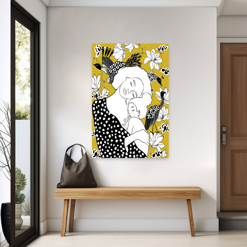 Art contemporain, art contemporain abstrait, H 60 po x l 40 po