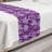 Ambesonne Spring Bed Runner Spring Romantic Meadow Purple White-106930091