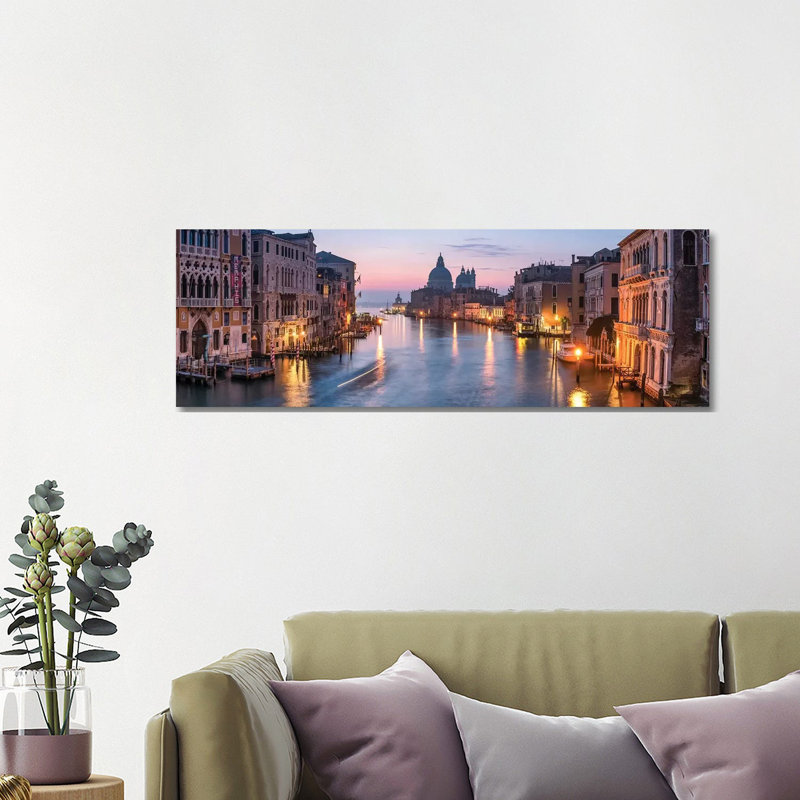 Grand Canal In Venice, Italy by Jan Becke - Wrapped Canvas Panoramic Gallery-Wrapped Canvas Giclée