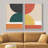 " Geometric Colorful Block Abstract Shapes Modern " 2 - Pieces-92285137-92285140