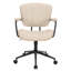 Cuir d'unité centrale avec chaises de bureau modernes en noyer-1130996149