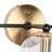 Froney 24.5" W 3-Light Dimmable Armed Sconce with Seeded Glass