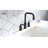Willow 2-handle Black Bathroom Sink Faucet with LED Temperature Color