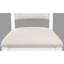 Chaise de salle à manger à hauteur de comptoir à dossier blanc avec sièges rembourrés crème et beige-816220171-816220173