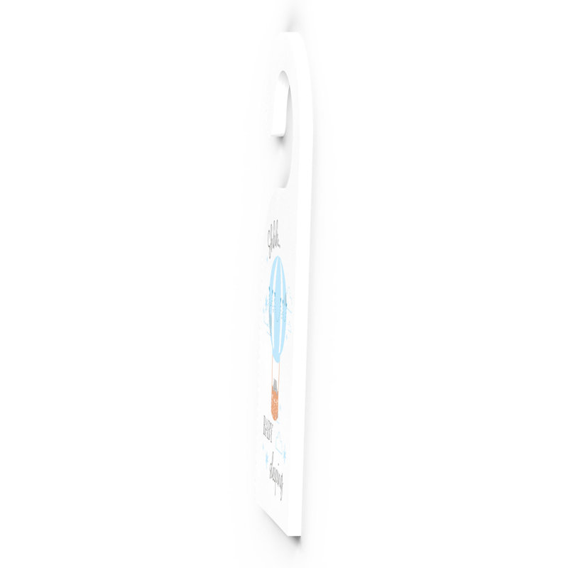 Nakke Text & Numbers Box Signs & Plaques, White/Blue