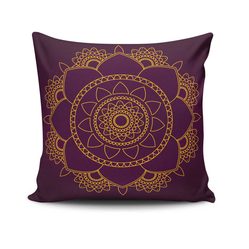 Housse de coussin décorative, 17 x 17 pouces, 50% coton / 50% polyester | Lavable à la machine à 104 ° F, repassable, fermeture à glissière dissimulée | Parfait pour le salon, la chambre à coucher et la décoration intérieure élégante