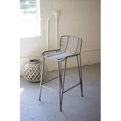 Counter Stool with Metal Frame