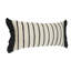 Housse de coussin rectangulaire avec insert lombaire 100% coton 