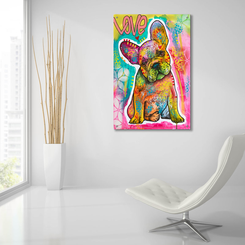 «Love Puppy - Ears» par Dean Russo, H 36 po x l 24 po x P 0,2 po