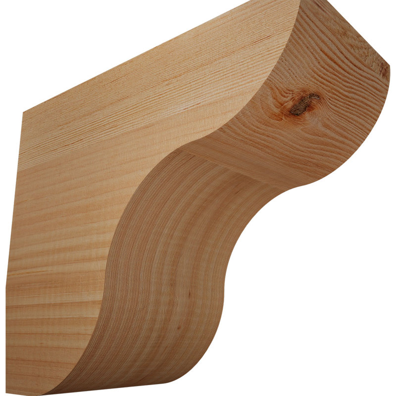 Queue de chevron lisse Carmel, Douglas, H 10 po x l 5 1/2 po x L 12 po