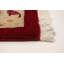 Tapis décoratif en laine noué à la main de conception unique noué à la main new age de style persan rouge foncé/beige 8 pi 1 po x 10 pi 2 po new age pakd