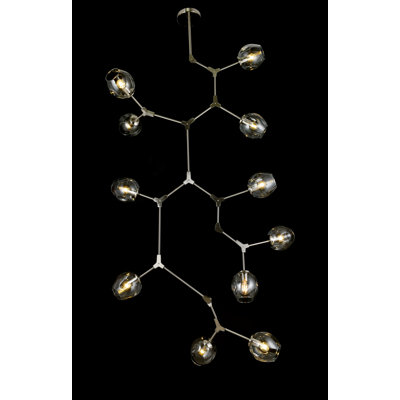 Lustre géométrique 11 lumières unique/statement Clem